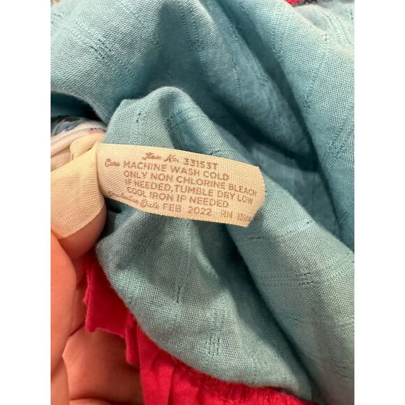 Matilda Jane Full of Wonder Girls 10 Criss Cross Ruffle Tank Top Blue Pink NWOT - Picture 8 of 8